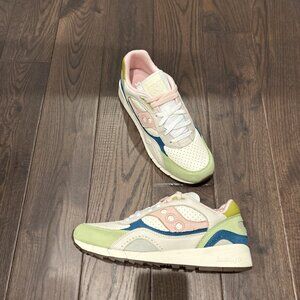 Saucony Shadow 6000 Sneakers Men's Size 11 Green/ Multi S70816-2